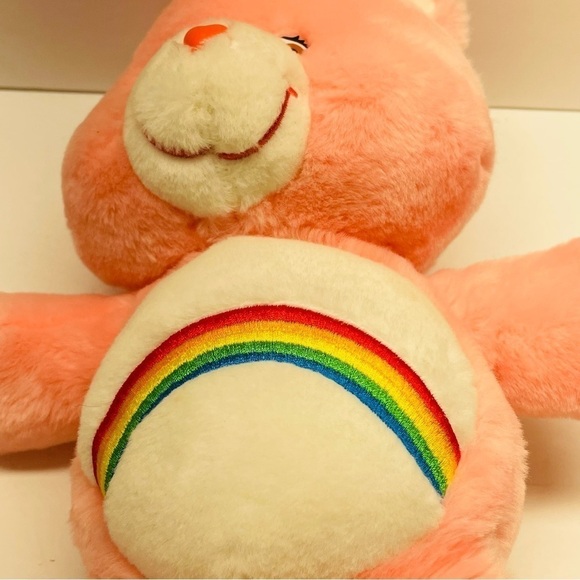 2003 TCFC Care bear 12'' Cheer Bear Talking Plush Rainbow Pink;She Talks,Vintage - Picture 7 of 11